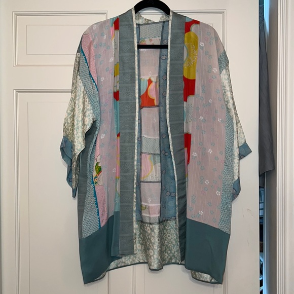 Authentic Recycled Silk Japanese Kimono